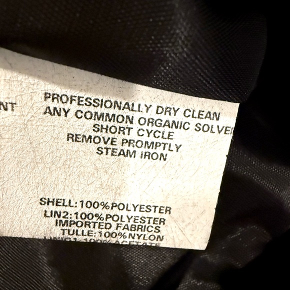 Jessica McClintock EUC Amazing Blue Polka Dot Black Tulle Cocktail Party Dress - Picture 8 of 10